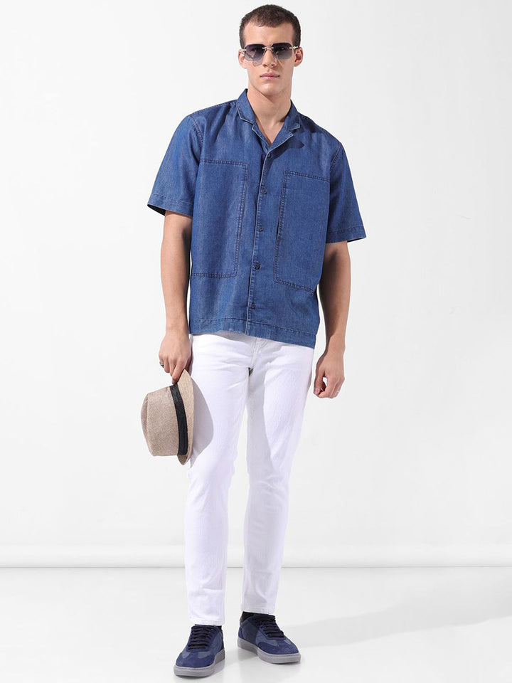 The Indian Garage Co Men Slim Fit Mid-Rise Stretchable Jeans