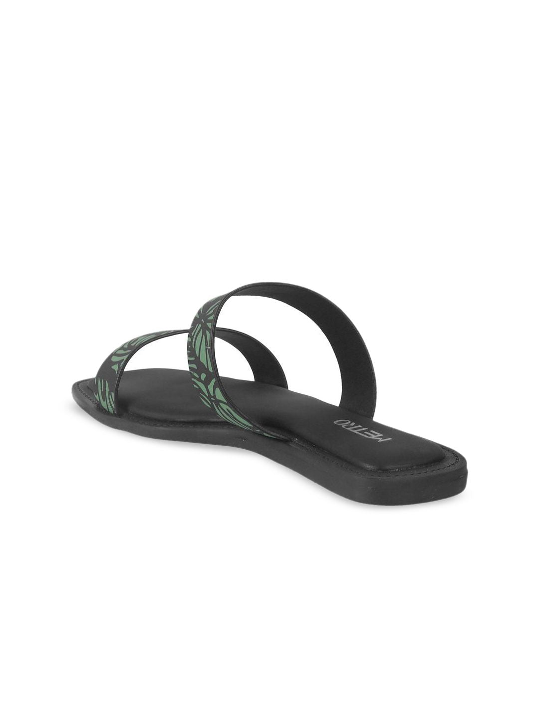 Metro Women Printed Open Toe Flats