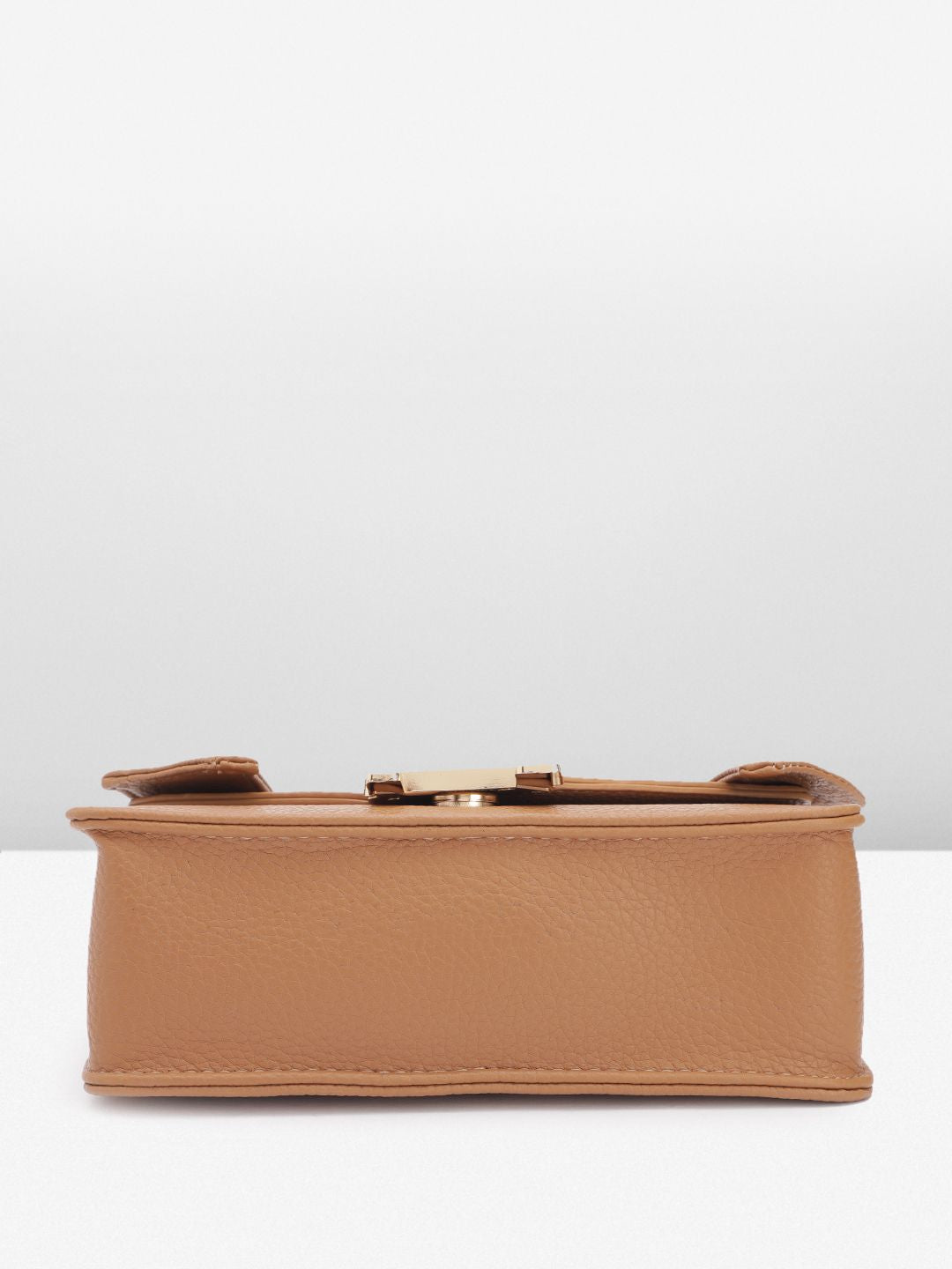 DressBerry Brand Logo Embossed Textured Satchel