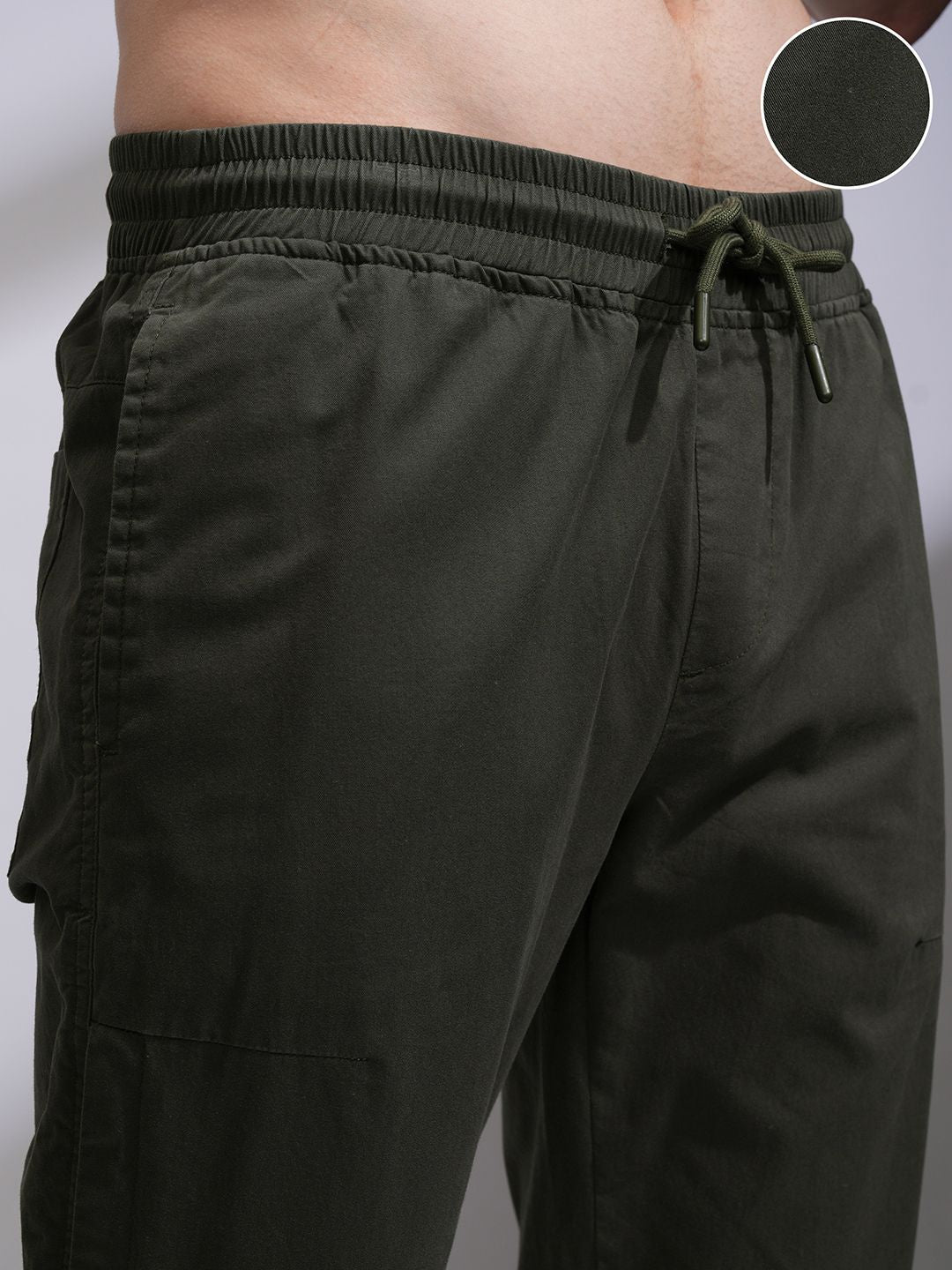 Highlander Men Jogger Elasticated Pepejal
