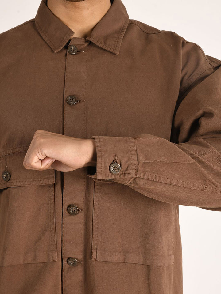 Bene Kleed Men Solid Oversized Pure Cotton Tailored Jacket