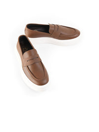 MONKSTORY Chunky Luxe Slip-On Sneakers - Tabac Brown