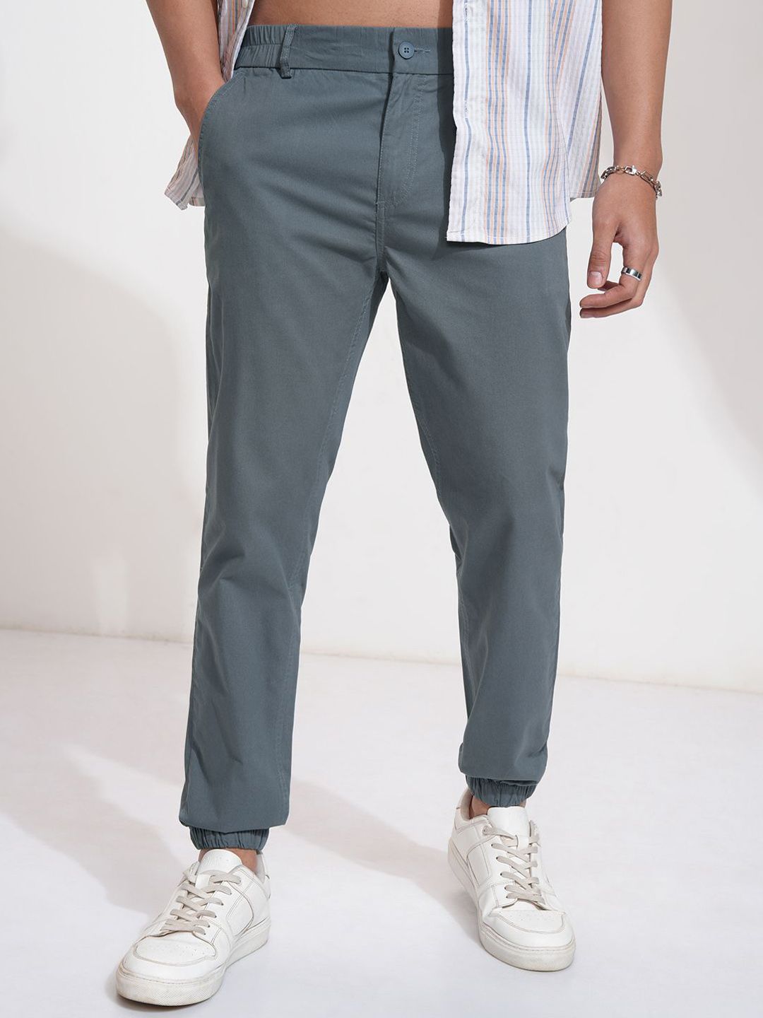HIGHLANDER Men Slim Jogger Fit Core Trouser