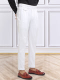 KLOTTHE Lelaki Solid Slim Fit Seluar Panjang Formal Biasa