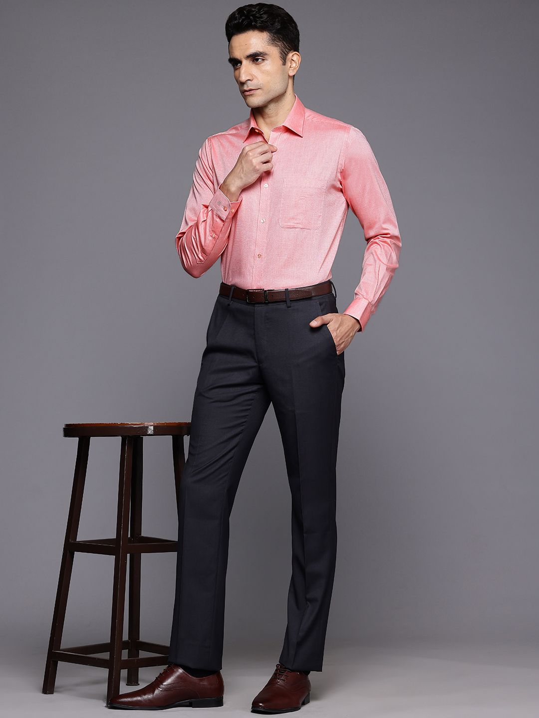 Raymond Pure Cotton Slim Fit Formal Shirt