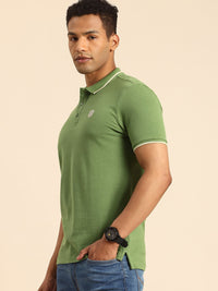 Being Human Polo Collar Pure Cotton T-shirt