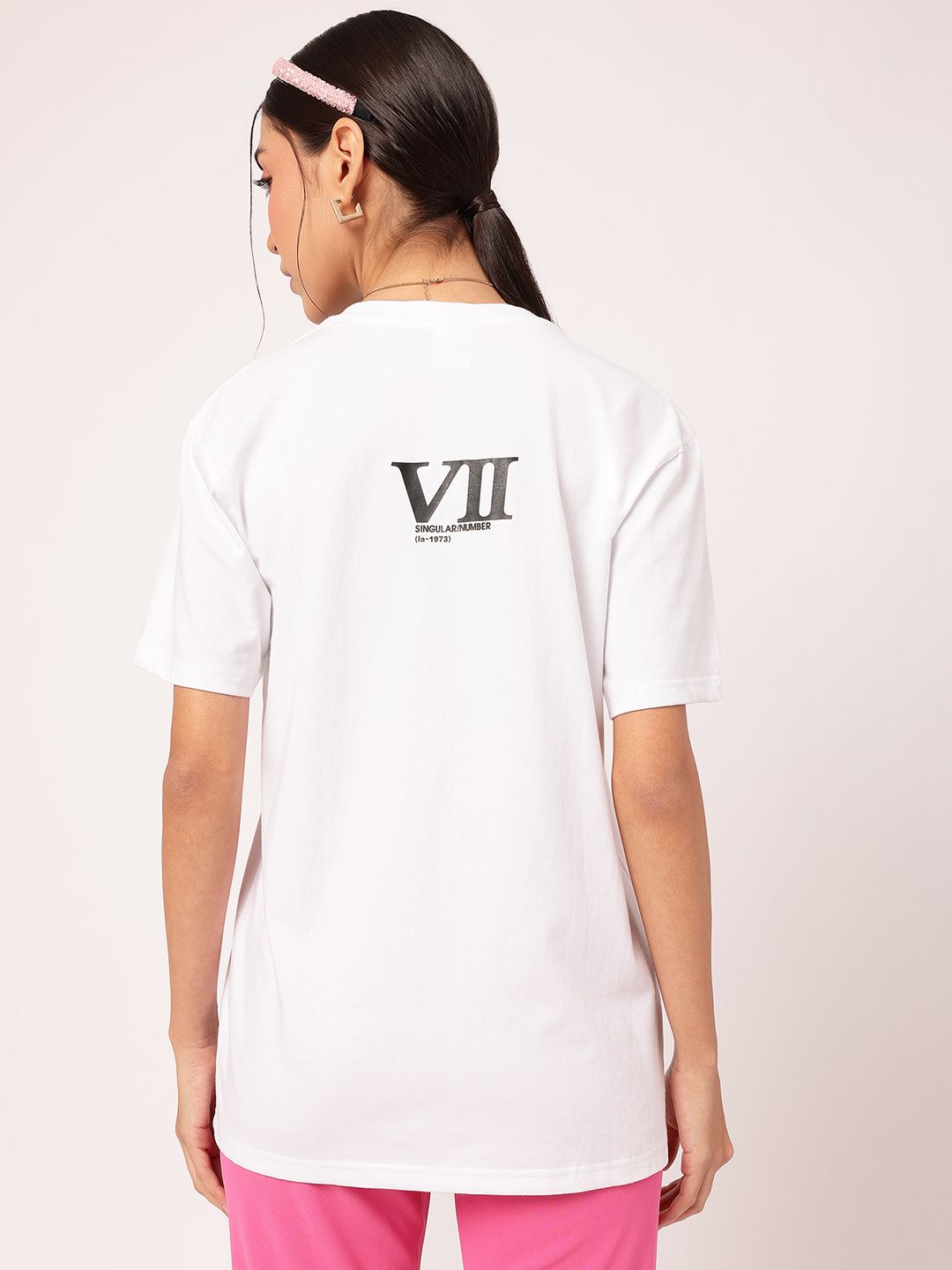 DressBerry Digital Dreams Printed Relaxed Fit T-shirt