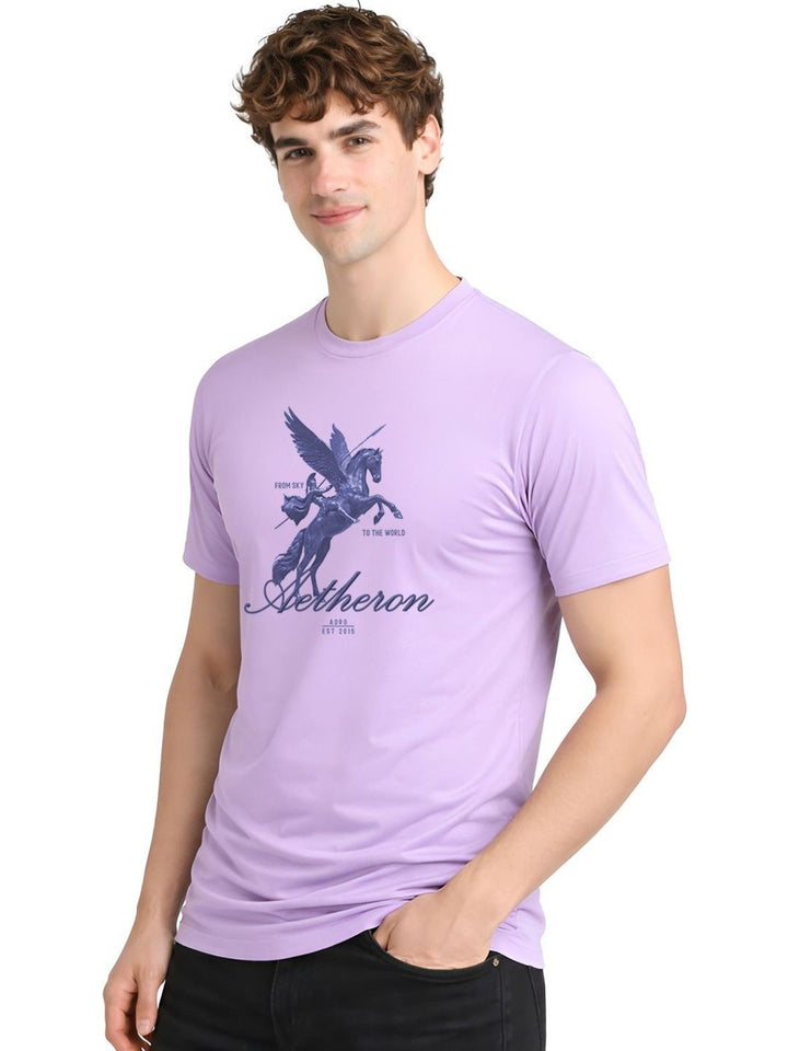 ADRO Graphic Printed Round Neck Cotton Regular Fit T-shirt