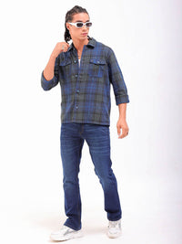 The Indian Garage Co Men Checked Casual Shirt