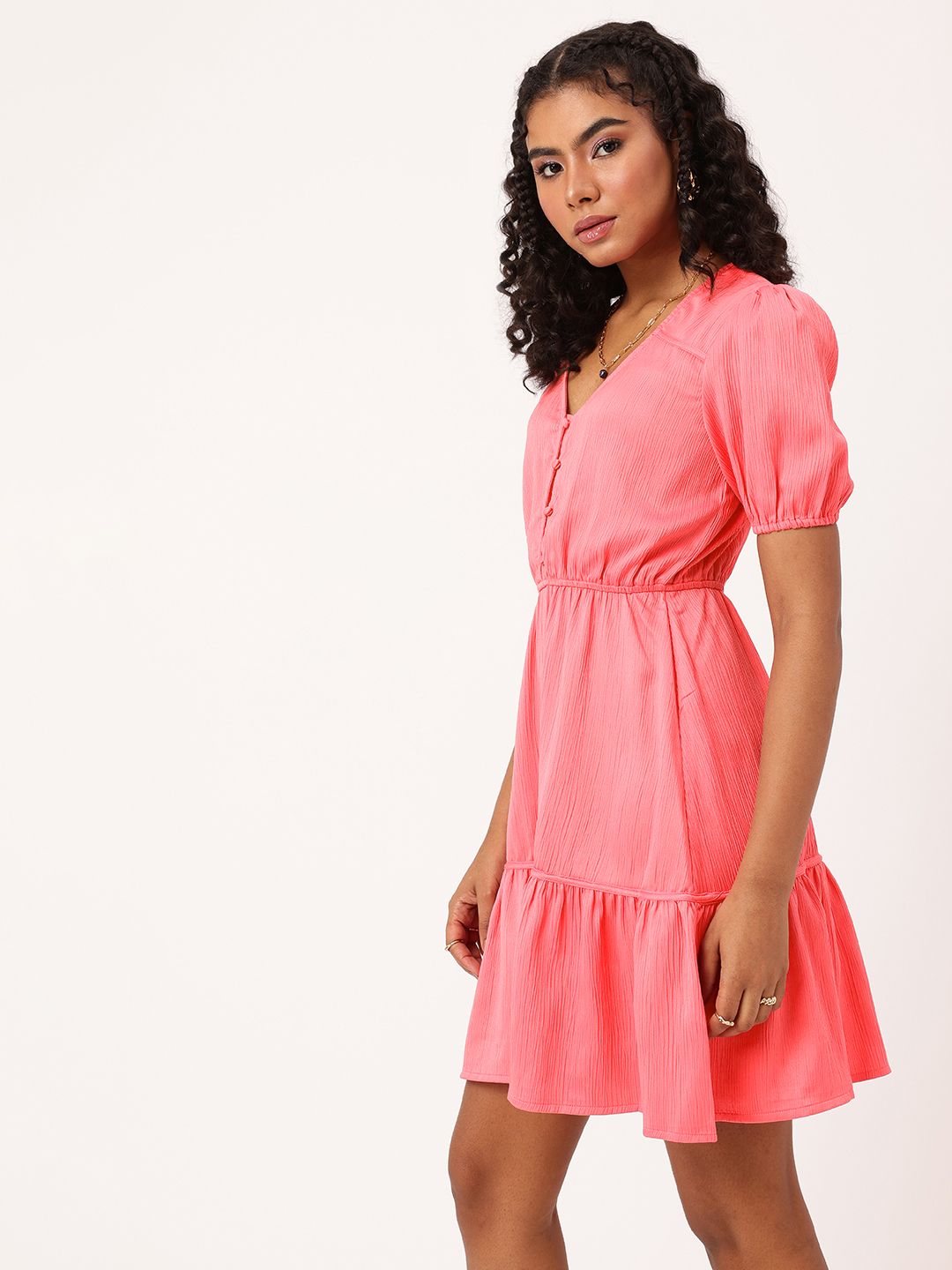 DressBerry Easy Breezy Vibes Summer Tiered Dress