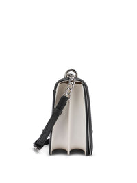Lino Perros Colourblocked Structured Shoulder Bag With Detachable Sling Strap