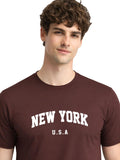 ADRO Men Typography Printed T-shirt