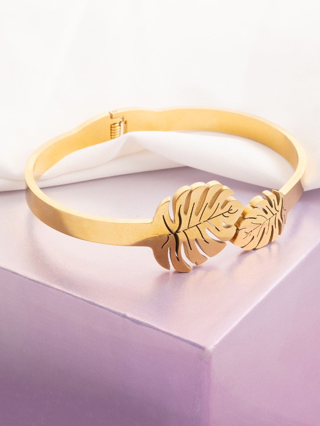 VOGUE PANASH Women Brass Gold-Plated Bangle-Style Bracelet