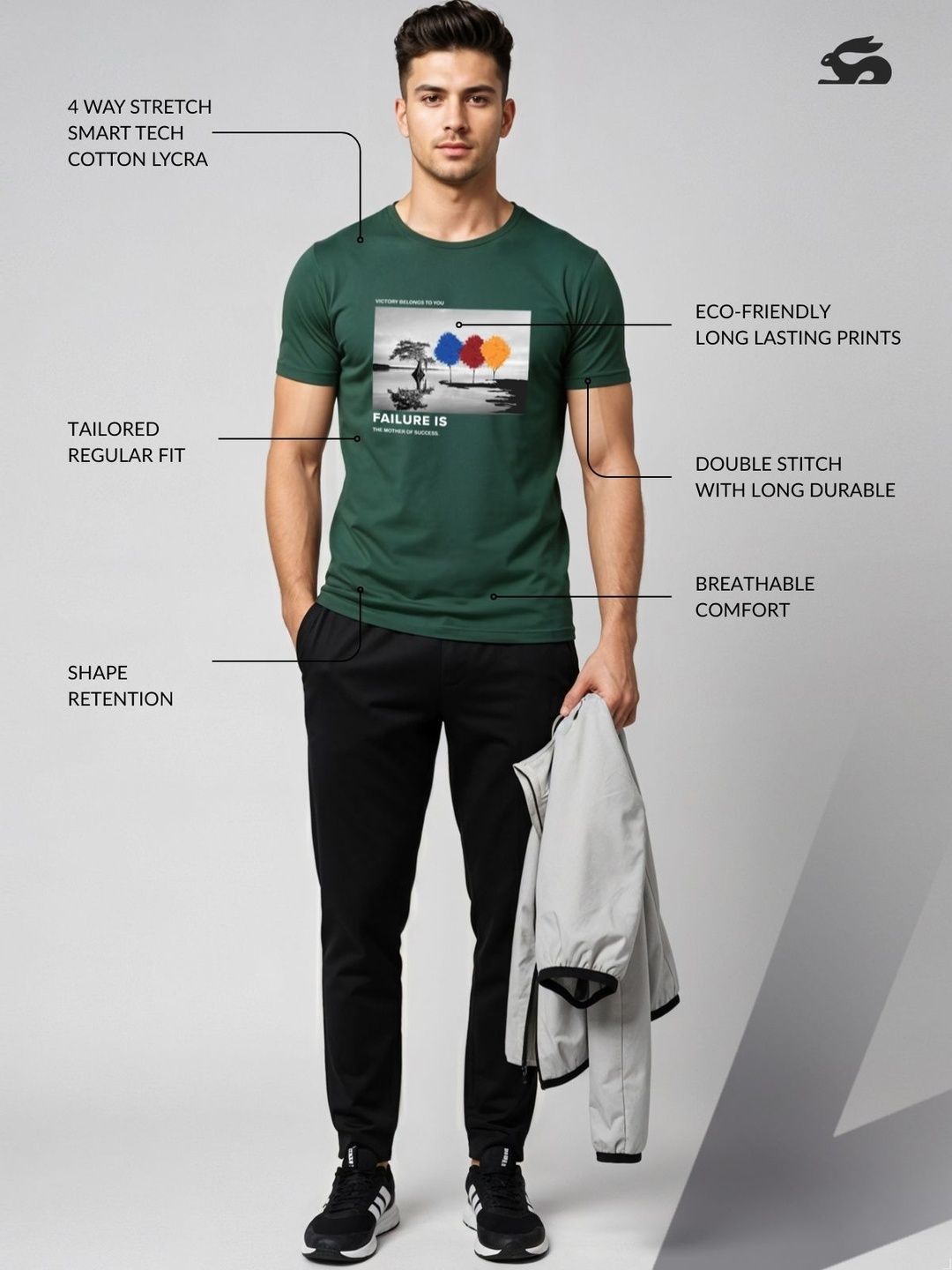 ADRO Men Printed T-shirt