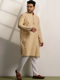 SOJANYA PLUS Men Ethnic Motifs Regular Kurta with Pyjamas