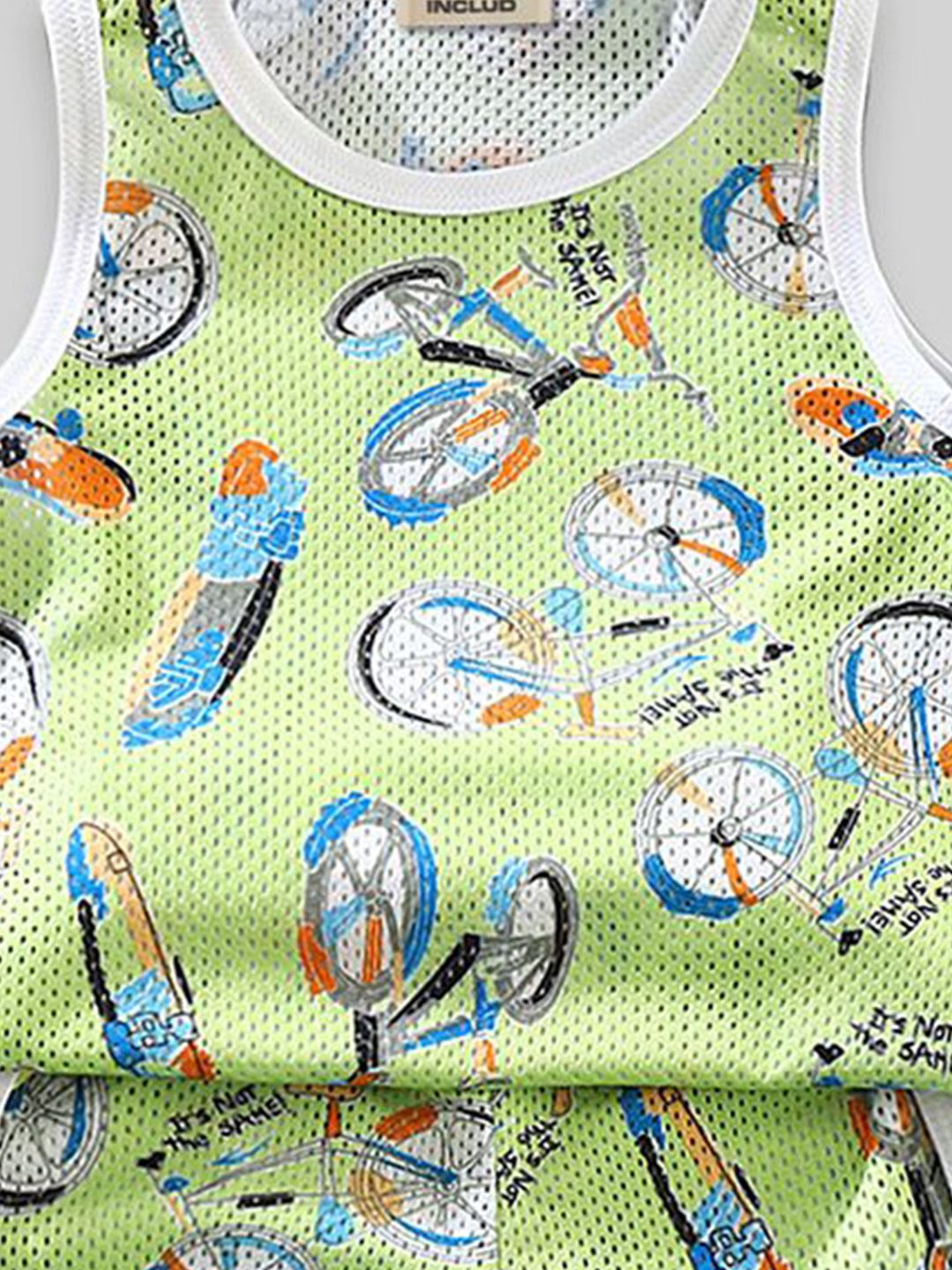 YK Boys Printed Round Neck T-Shirt & Shorts Clothing Set