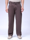 The Indian Garage Co Men Relaxed Fit Mid-Rise Pure Cotton Chinos Trouser