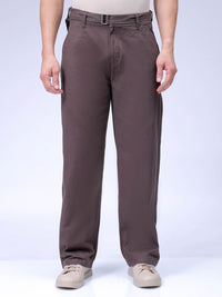 The Indian Garage Co Men Relaxed Fit Mid-Rise Pure Cotton Chinos Trouser