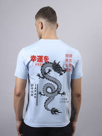 Bewakoof Men Printed V-Neck T-shirt