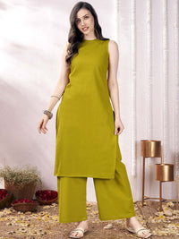 Anouk Pure Cotton Sleeveless Tunic & Trouser Co-Ords