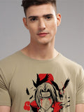 ADRO Men Typography Printed Applique T-shirt