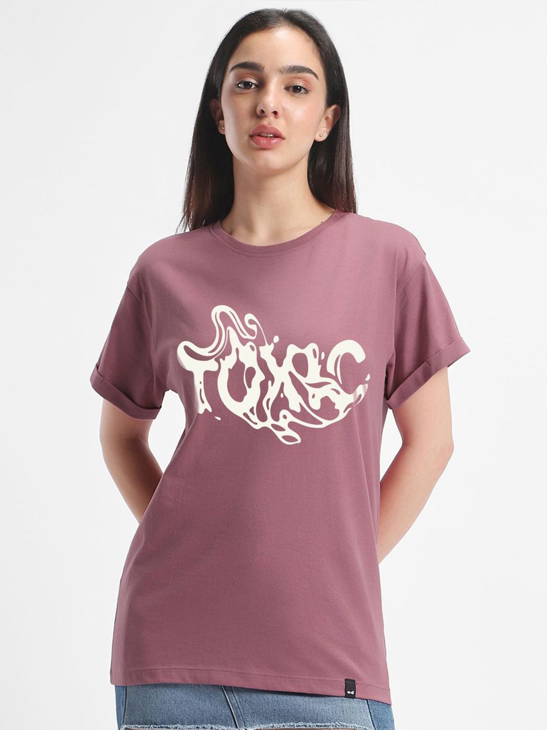 T-shirt dicetak wanita bewakoof