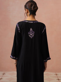 Kurta Sulam Benang Sulam Wanita Rumah Chikankari