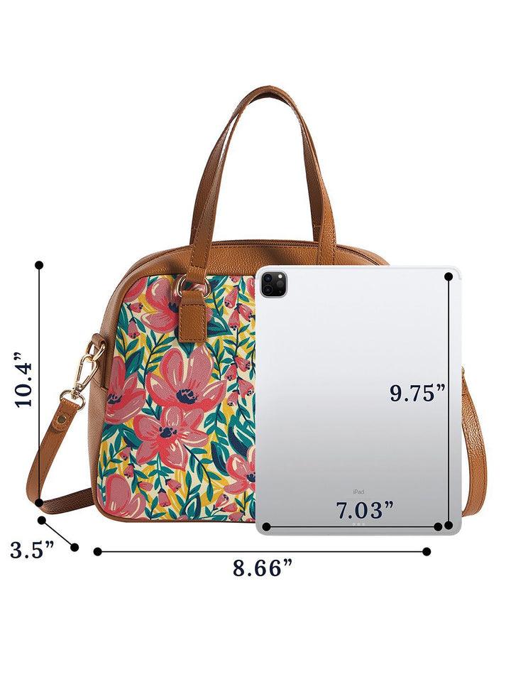 TEAL BY CHUMBAK Printed Shopper Shoulder Bag