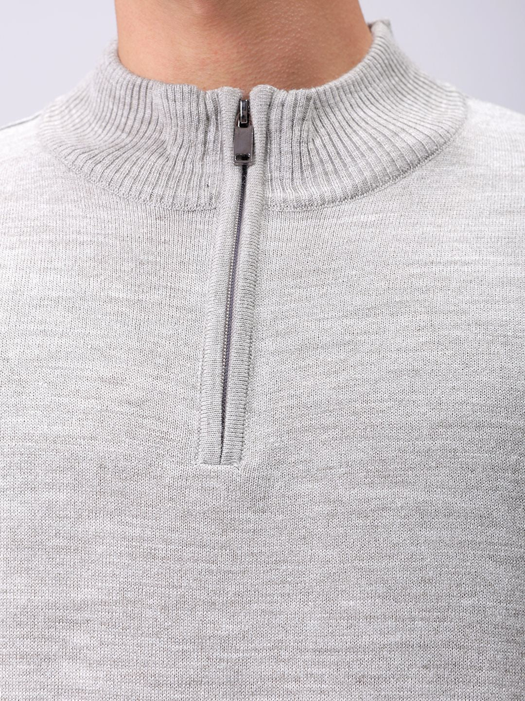 The Indian Garage Co Men Solid Turtle Neck Sweater