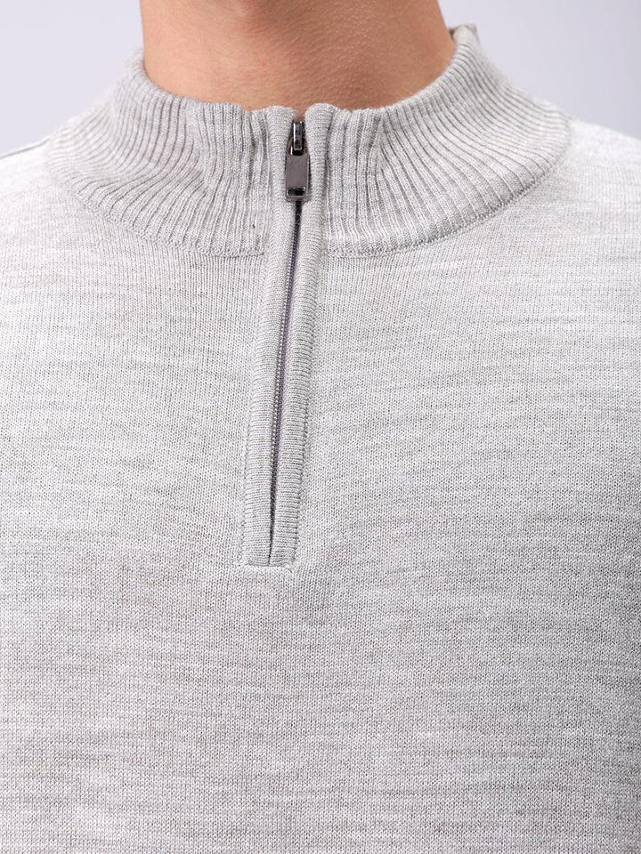 The Indian Garage Co Men Solid Turtle Neck Sweater