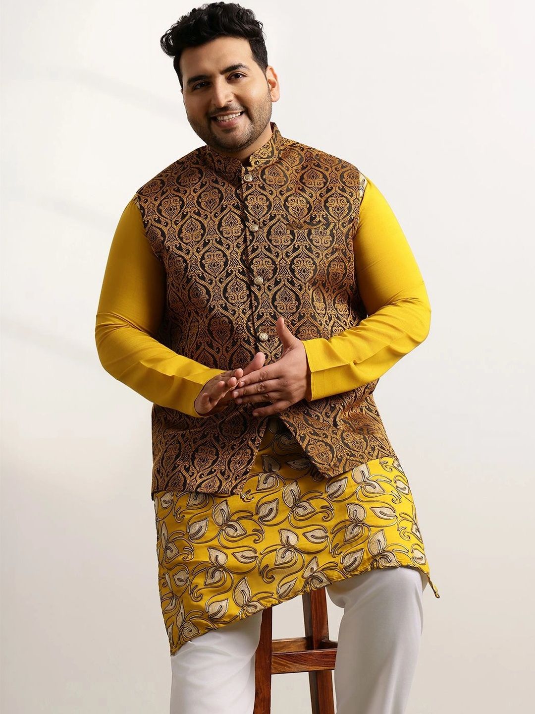 Jaket Nehru Brocade Rekaan Tenun SOJANYA PLUS