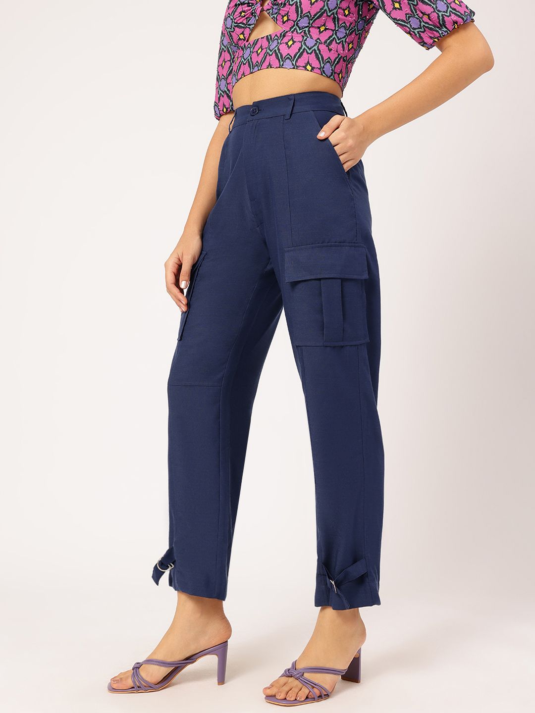 DressBerry Women Future Forward Cargo-Style Trousers
