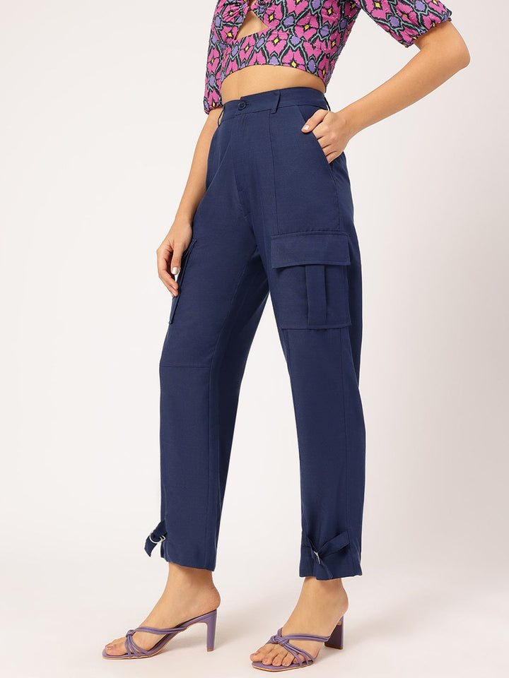 DressBerry Women Future Forward Cargo-Style Trousers