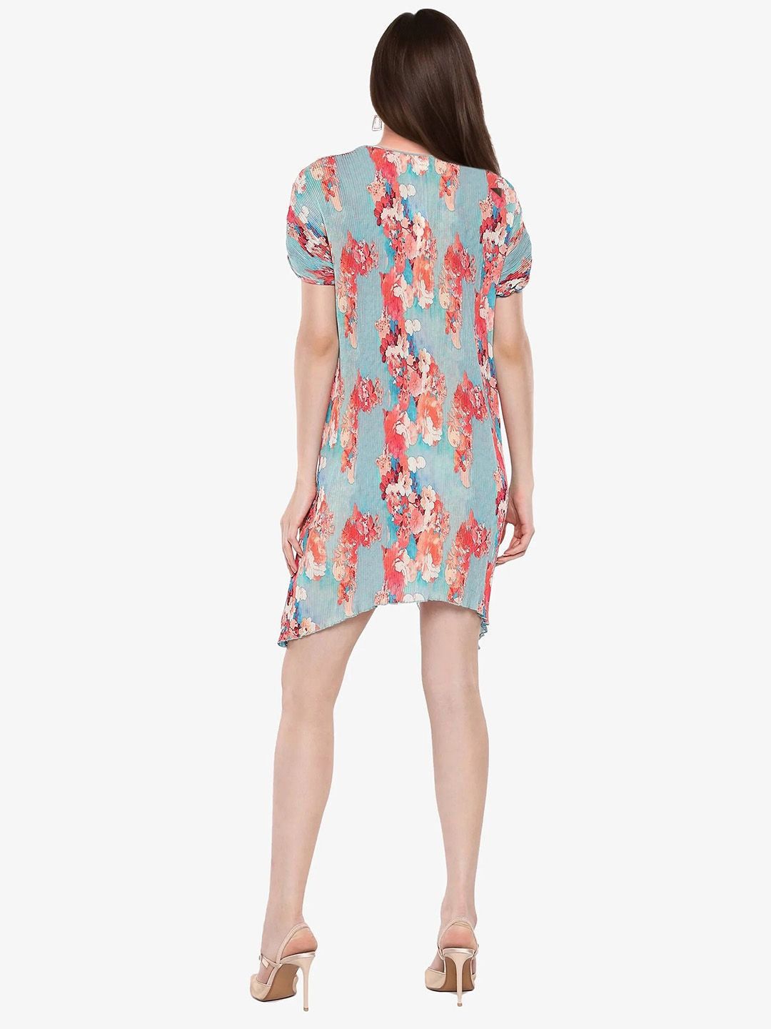 RAREISM Women Floral Printed A-Line Mini Dress