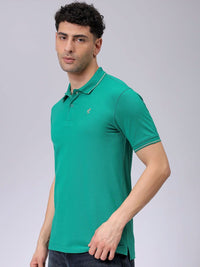 The Indian Garage Co Men Polo Collar T-shirt