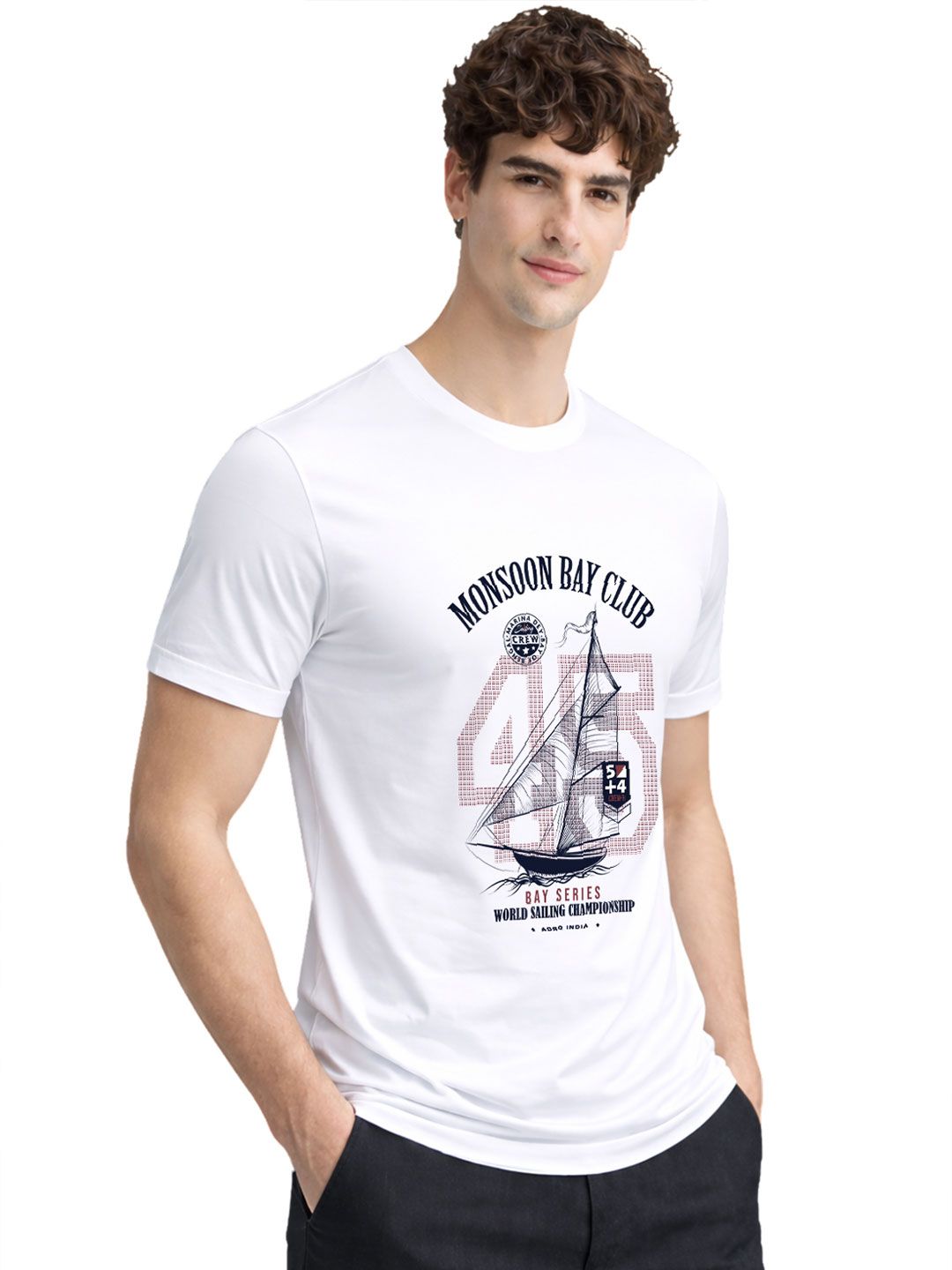 ADRO Men Printed T-shirt