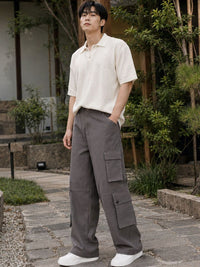 Eszett Seluar Kapas Cargos Regular Fit Mid-Rise Lelaki