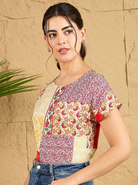 Berrylush Women Ethnic Motifs Printed Top