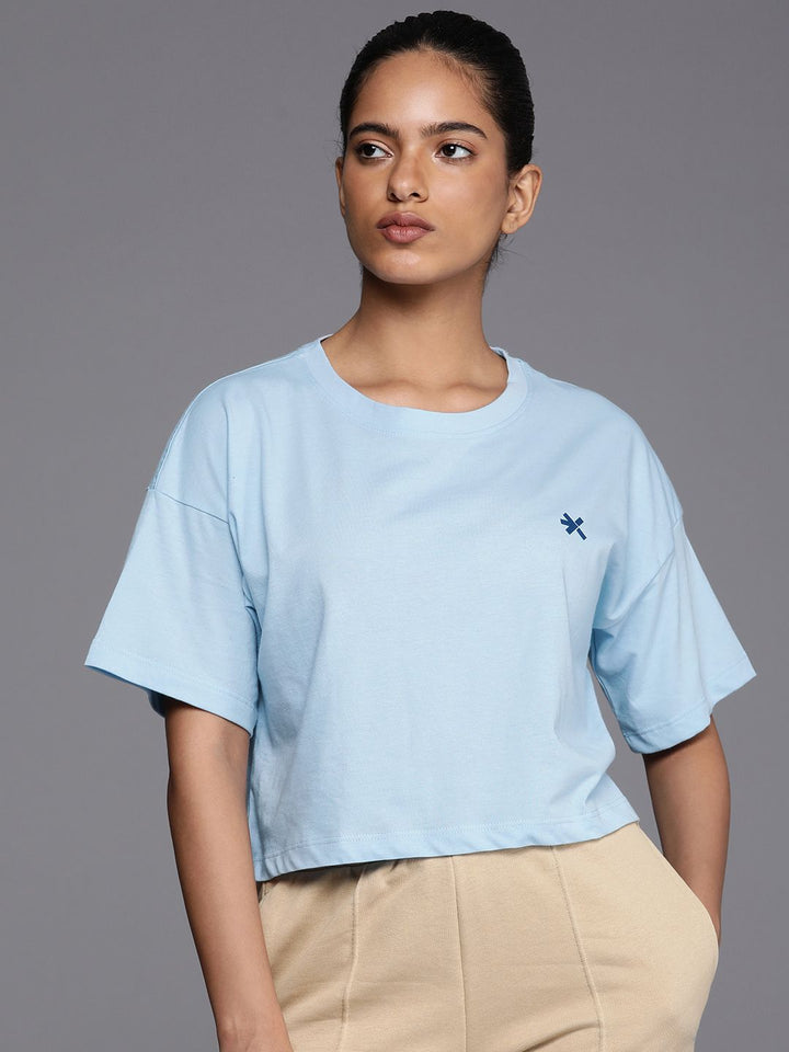 HRX by Hrithik Roshan Graphic Printed Drop-Shoulder Sleeves T-shirt