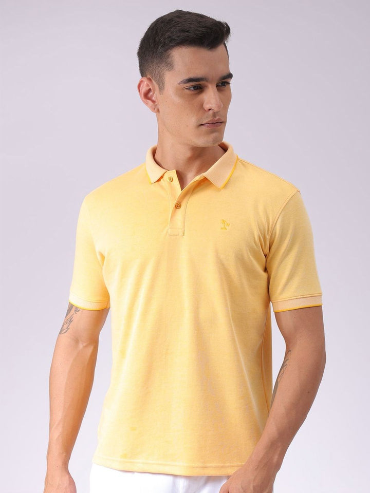 The Indian Garage Co Polo Collar Slim Fit T-shirt