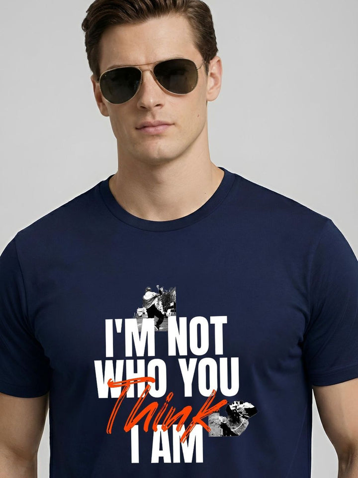 ADRO Men Typography Printed T-shirt