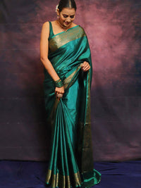 KALINI Solid Zari Banarasi Saree