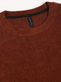 Thomas Scott Men Solid Round Neck Cotton Oversized T-shirt
