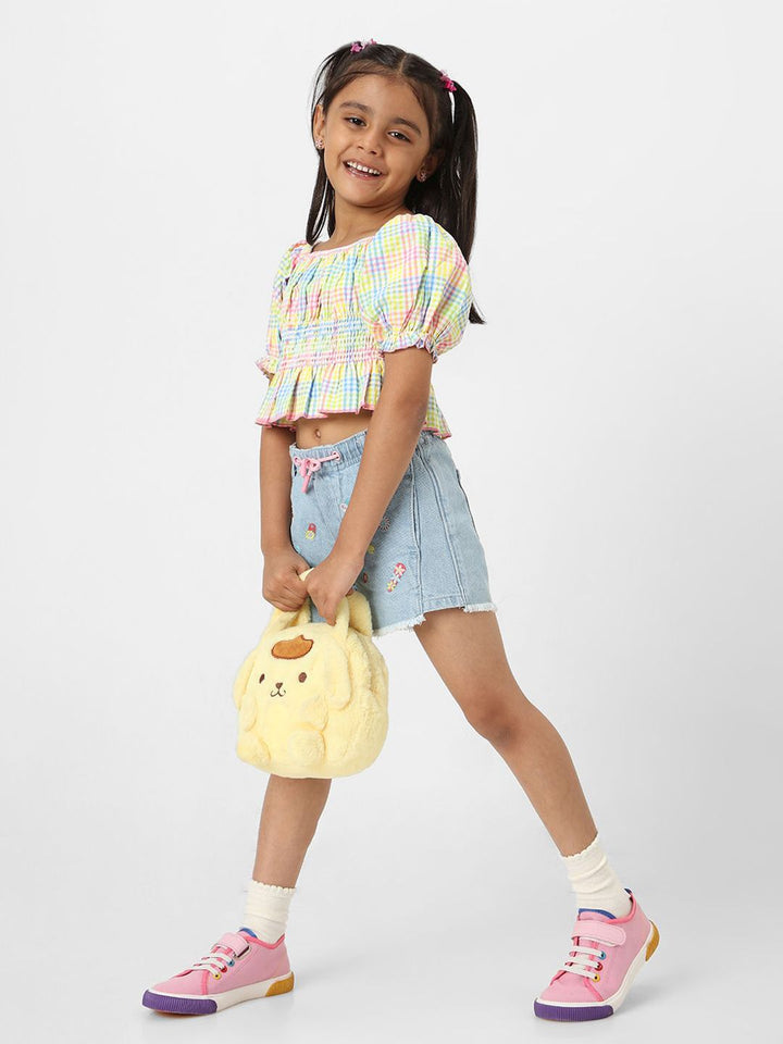 Nauti Nati Girls' Printed Cropped Top