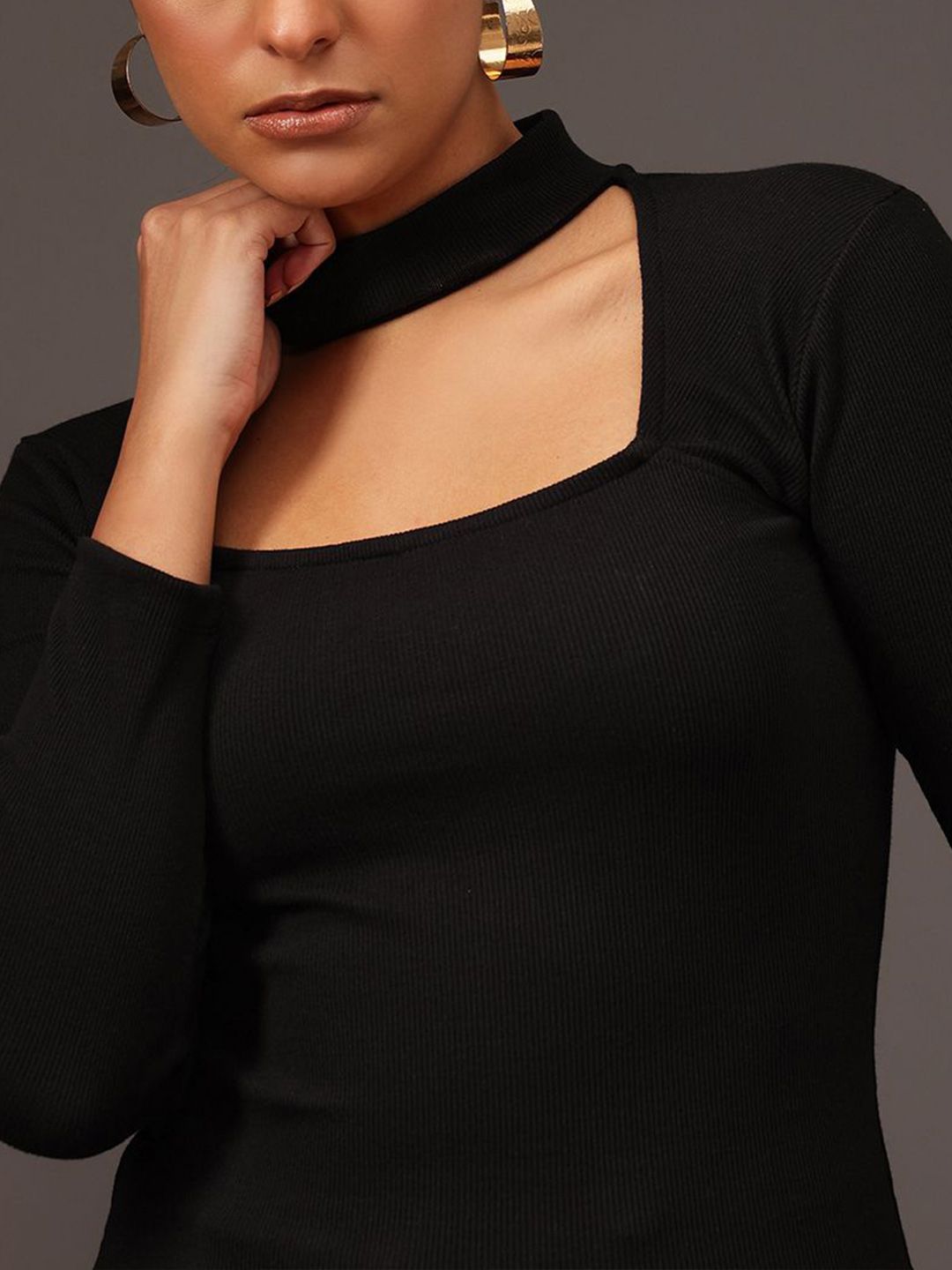 STREET 9 Cotton Fitted Top