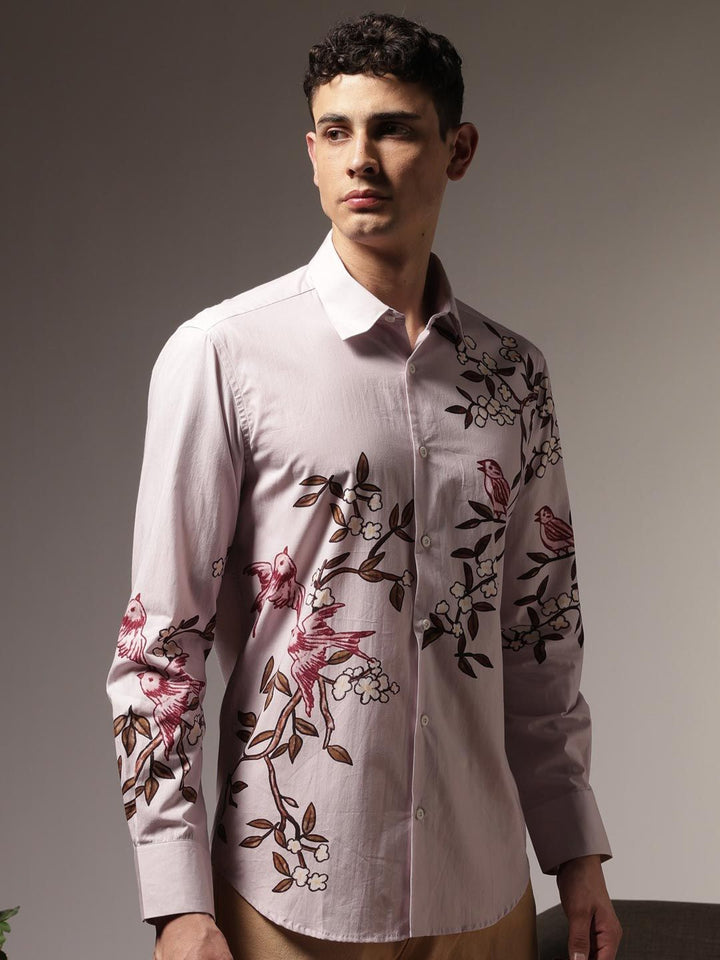 Baju Lengan Panjang Eszett Humming Branches Floral Cotton