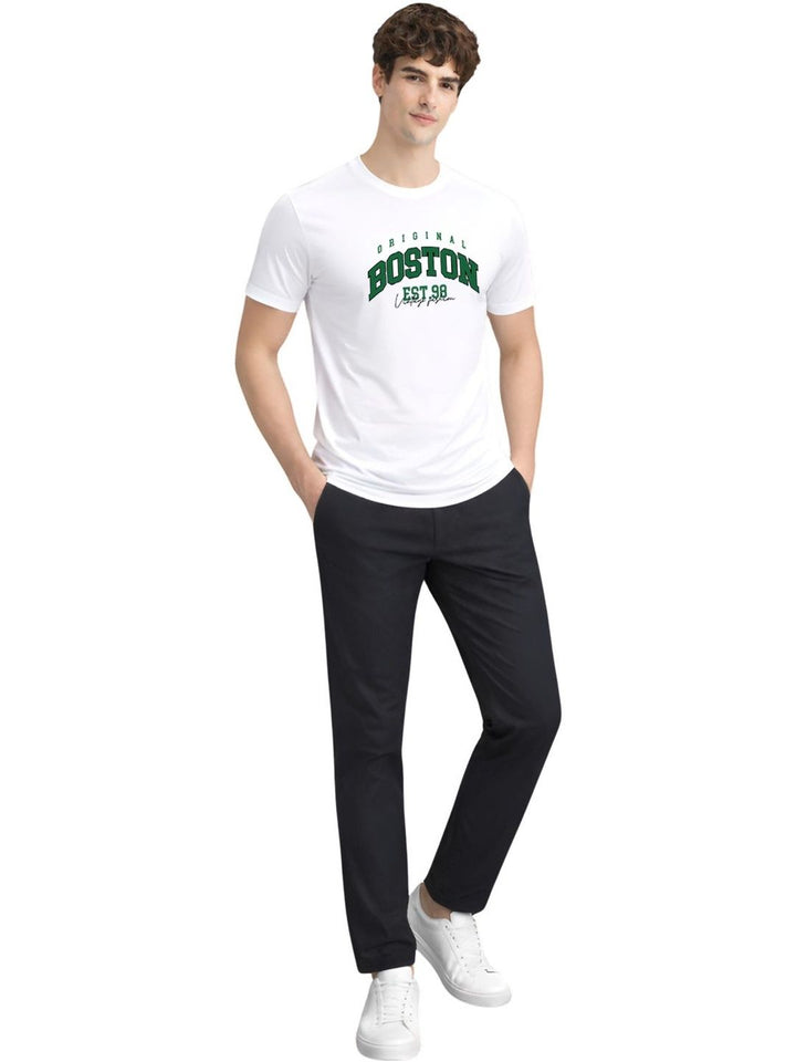 ADRO Men Typography Printed T-shirt