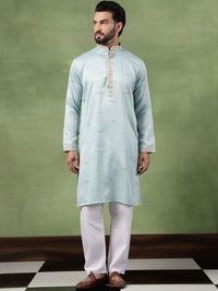 SOJANYA Men Ethnic Motifs Embroidered Sequinned Kurta