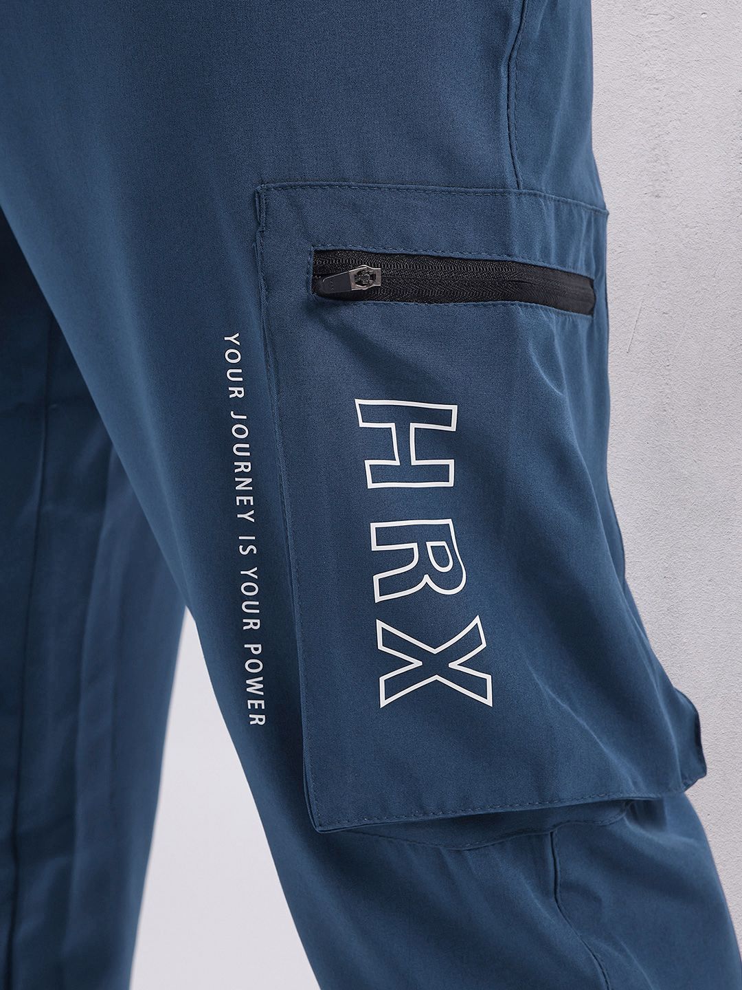 HRX by Hrithik Roshan Men Brand Logo Printed Rapid-Dry Training Track Pants
