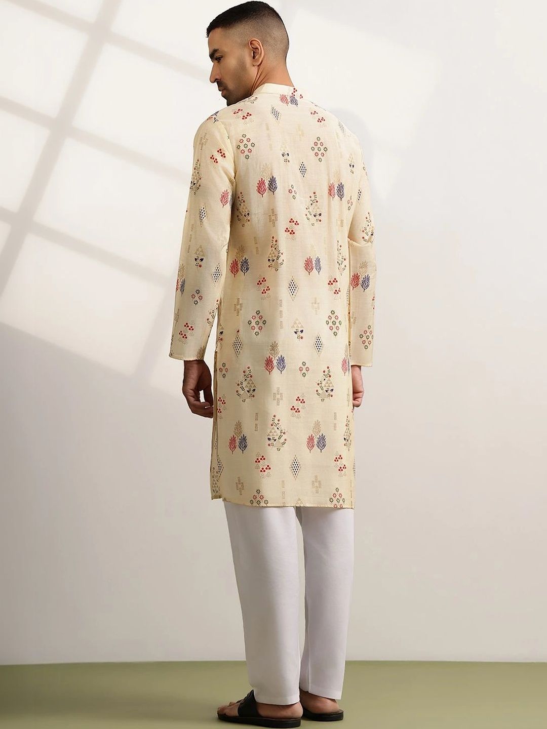 Anouk Men Ethnic Motifs Printed Regular Kurta with Trousers